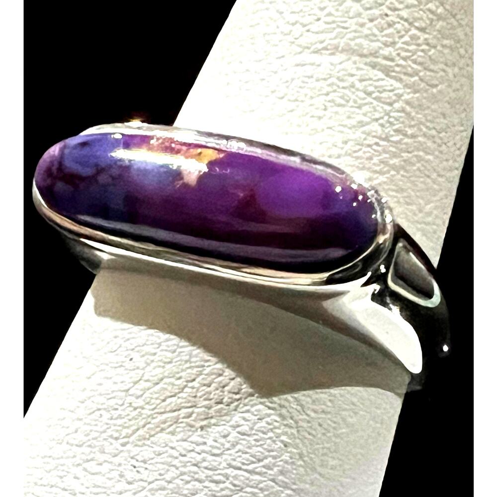 Mojave Purple Turquoise Sterling Ring - Picture 3 of 10